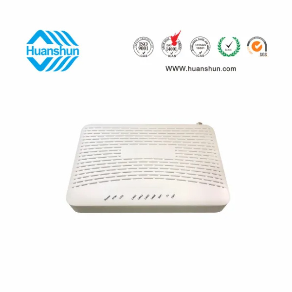 HSOS21176GNW FTTH 終端（XPON ONU WIFI，CATV） （GE+3FE+2*2WIFI+CATV NE)